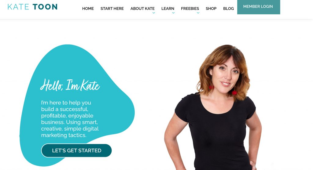 example of branding statement - kate toon