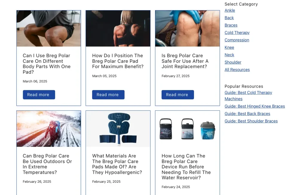 Smart website design with blog