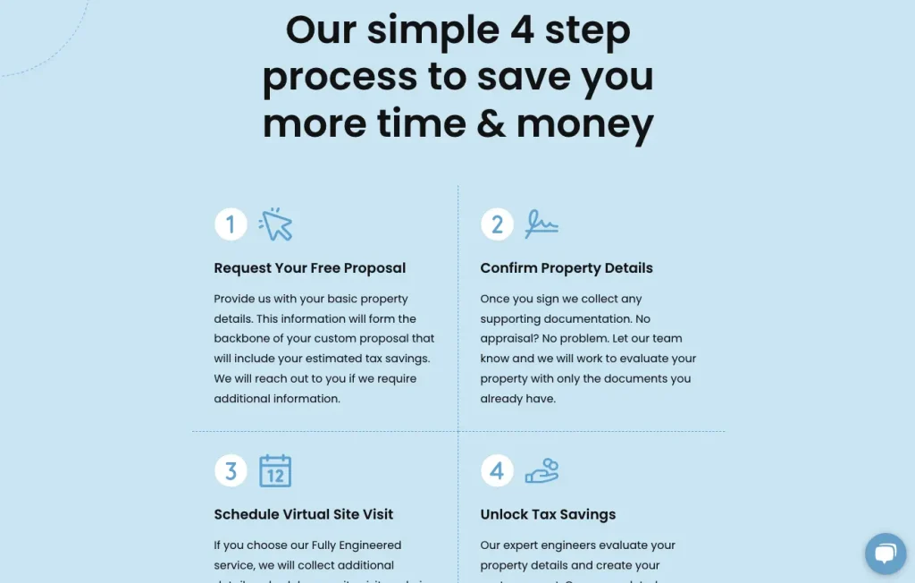 value prop on website example