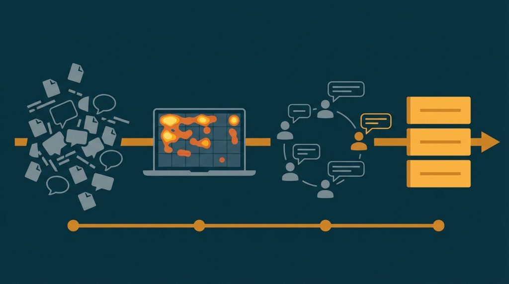 90-day action plan to find message market fit: four steps from voice-of-customer research to validated persona messaging