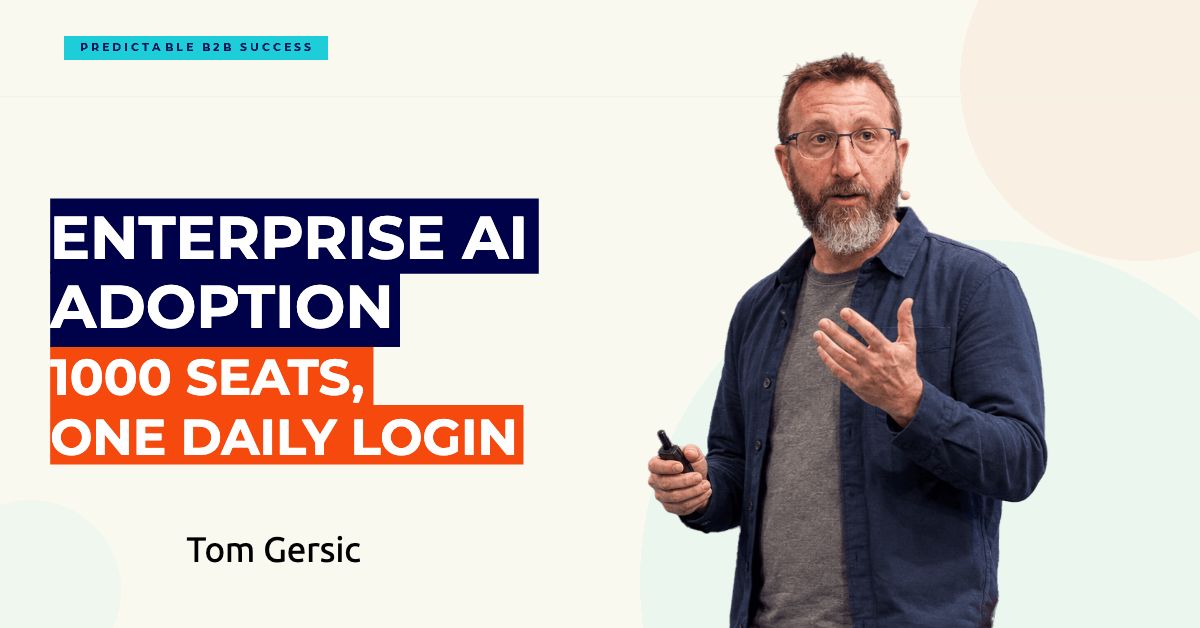 enterprise ai adoption: 1000 seats, 1 daily login